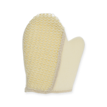 Scrubhandschoen SCRUB Naturel  Scrubhandschoen SCRUB Naturel