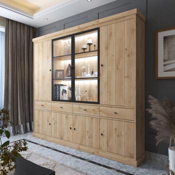 Vitrinekast CASTELLO B240 Lichte Eik Vitrinekast CASTELLO B240 Lichte Eik