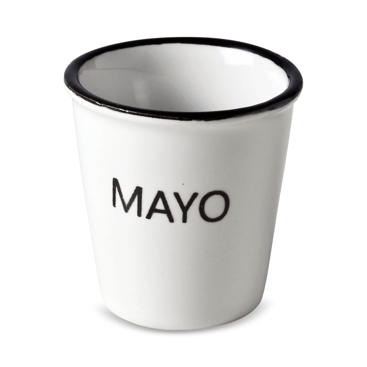 Kom MAYO Wit/Zwart
