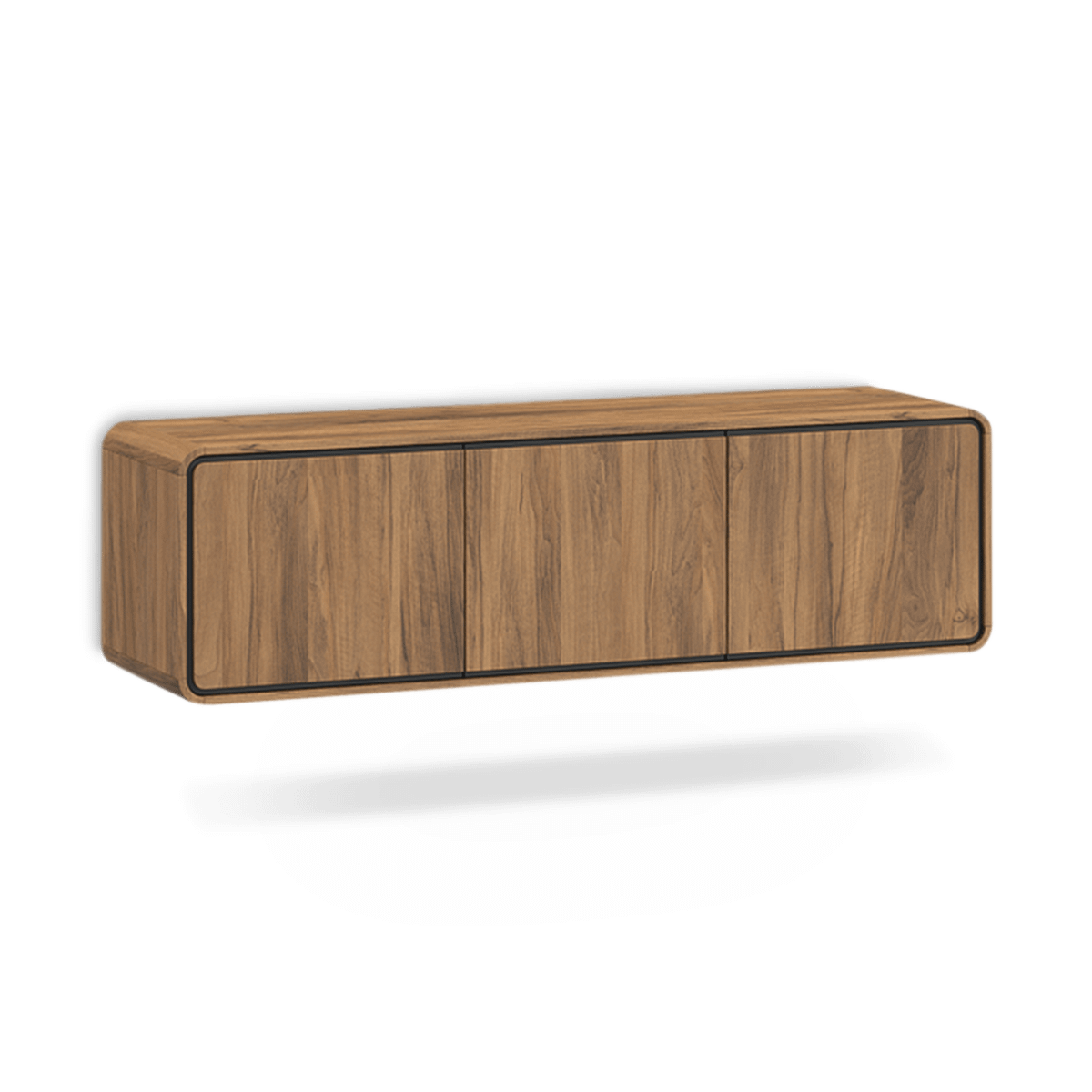 Tv-Meubel NESTOR Walnoot/Zwart B163