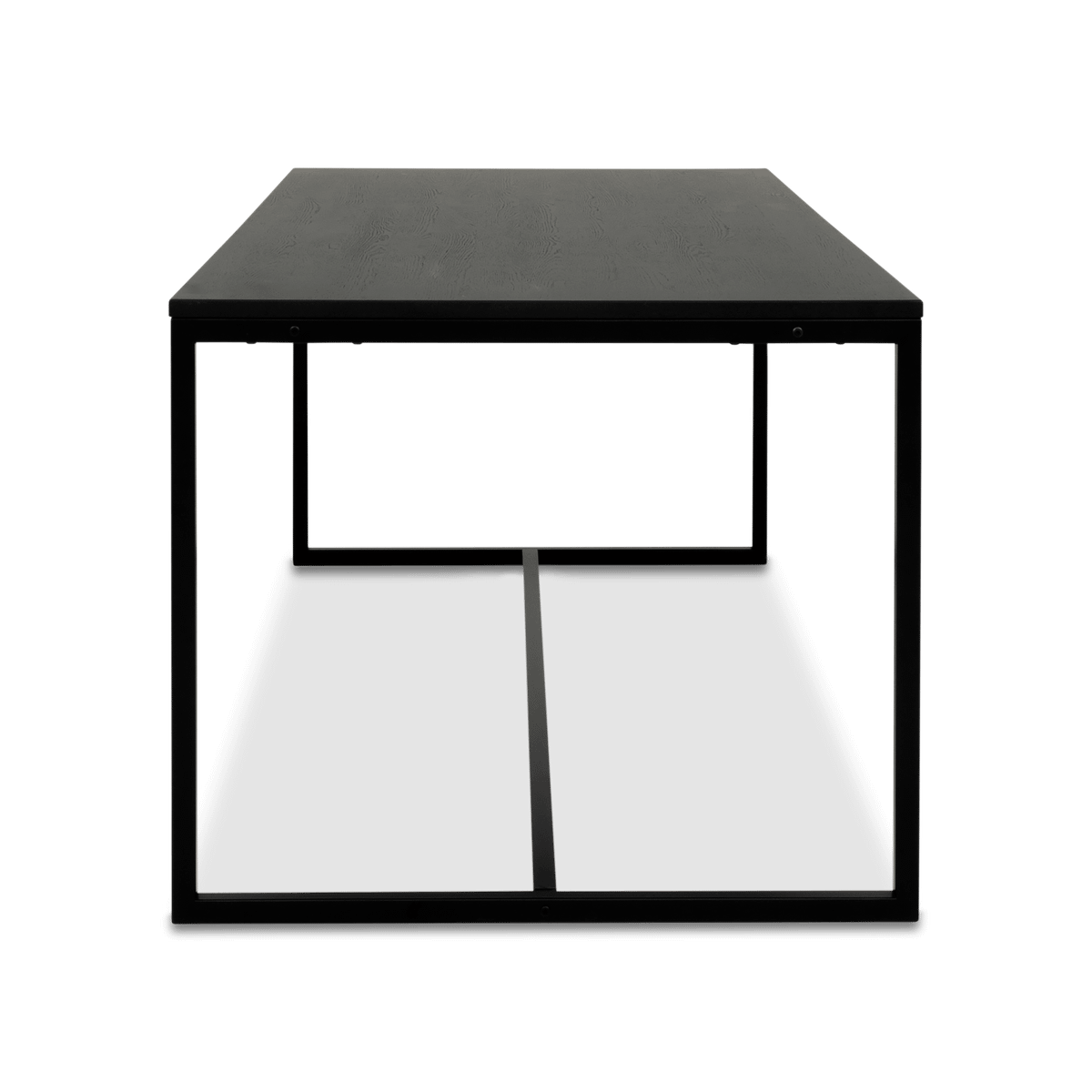 Tenzo Eettafel LIPP Ash Black Fineer 180x90 | Y15150001668 | Ygo