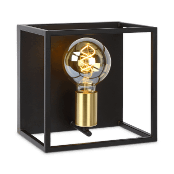 Wandlamp RUBEN 1Del. Zwart/Goud Wandlamp RUBEN 1Del. Zwart/Goud