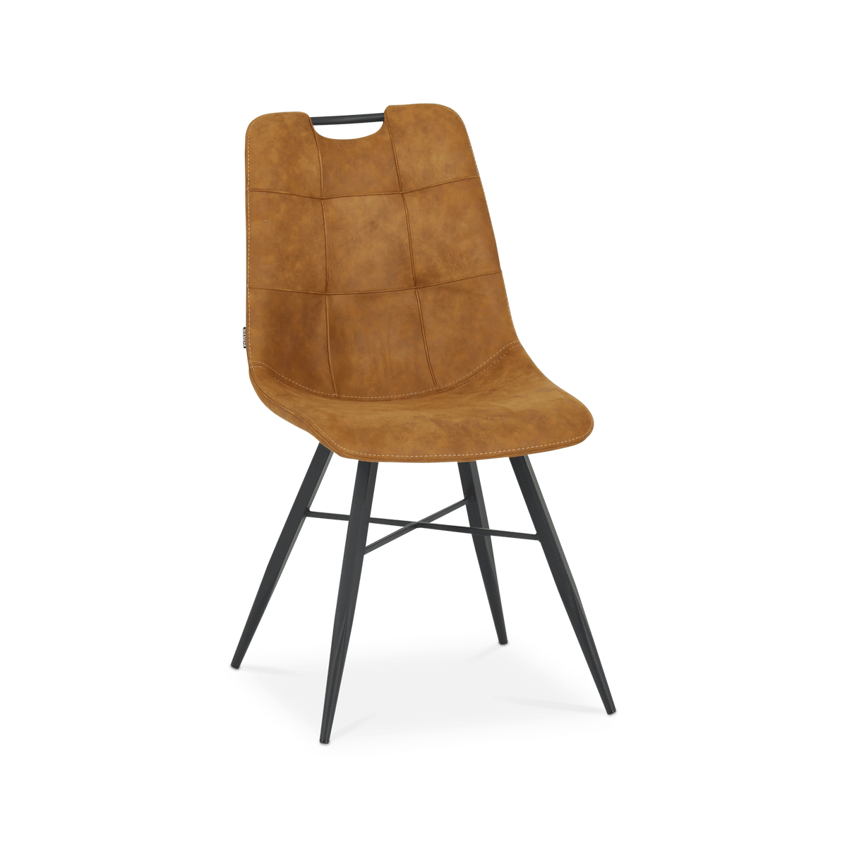 Kuipstoel LODI m/Greep Softyl Cognac