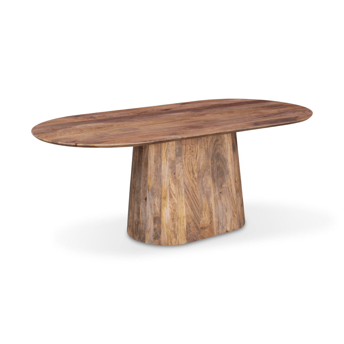 Eettafel SANTOSH Ovaal 200x100 Mango Natural