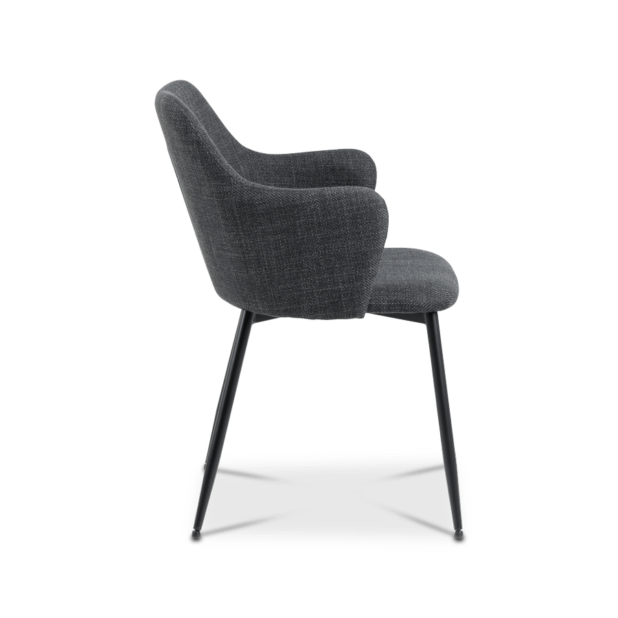 Armstoel LONNE Basel Dark Grey Armstoel LONNE Basel Dark Grey