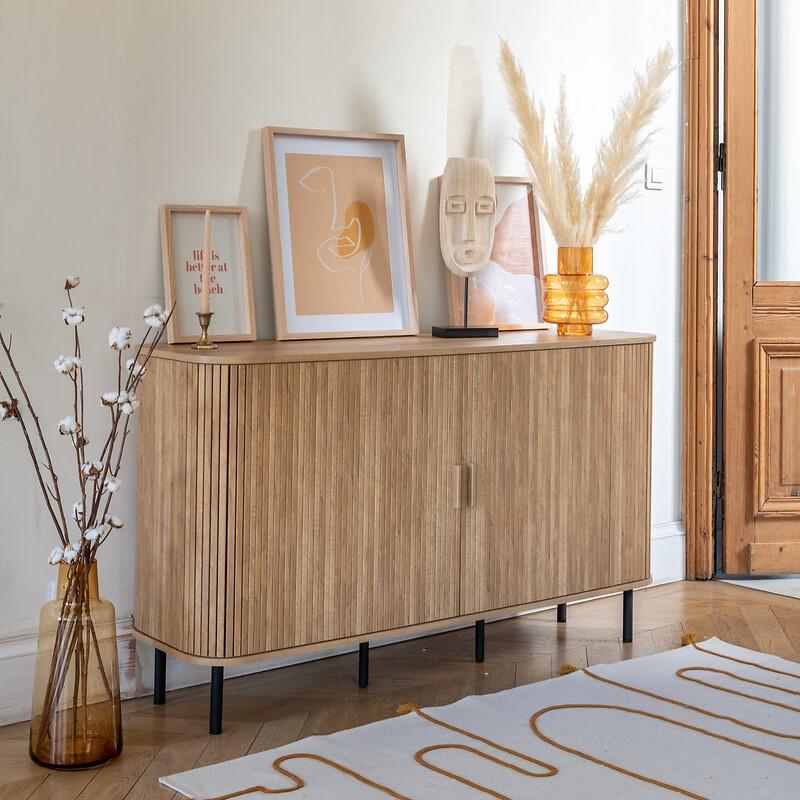 Dressoir COLVAS Hout Naturel B140