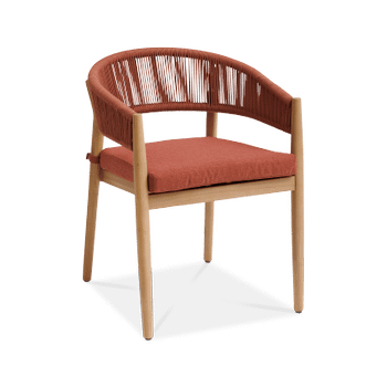 Armstoel VOLTERRA Acacia/Brick Armstoel VOLTERRA Acacia/Brick