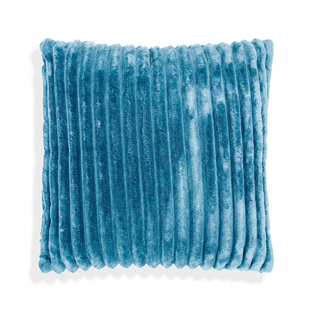 Kussen SOFTY 45 Ribfluweel Sloe blue