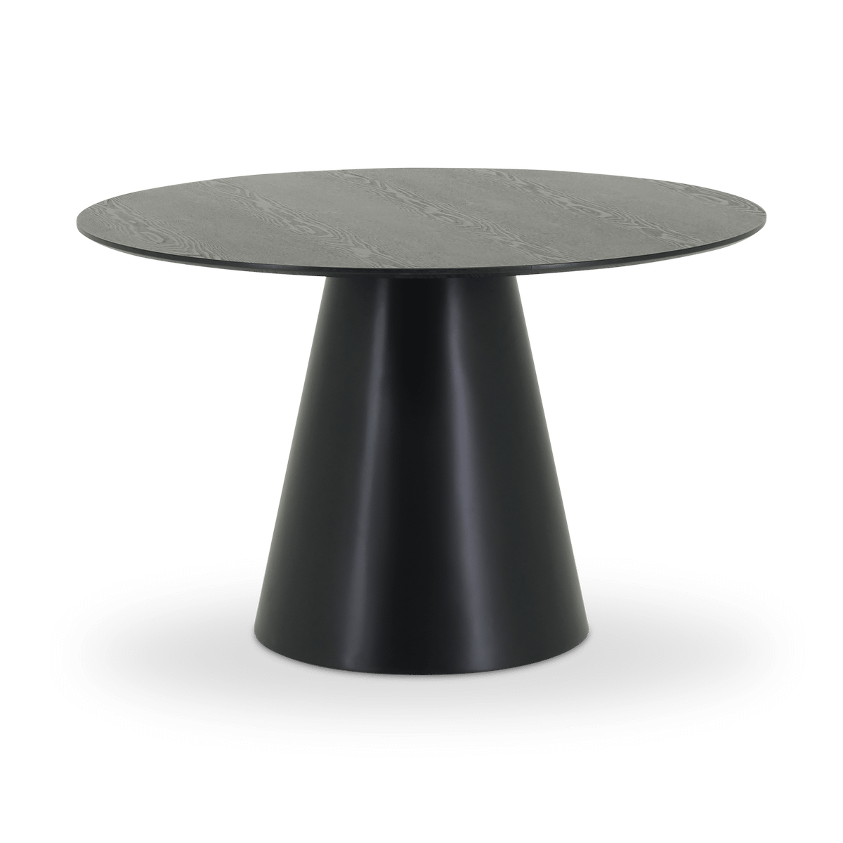 Eettafel FERMO Ø120 Fineer Zwart