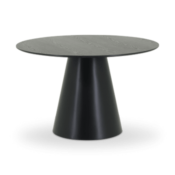 Eettafel FERMO Ø120 Fineer Zwart Eettafel FERMO Ø120 Fineer Zwart