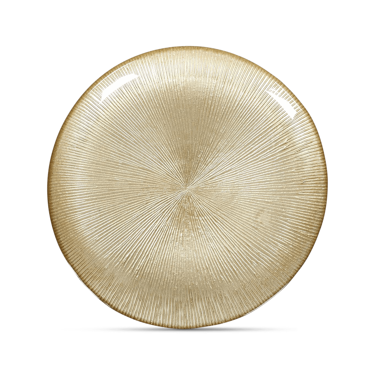 Bord XELIAS Rond Glas Goud L