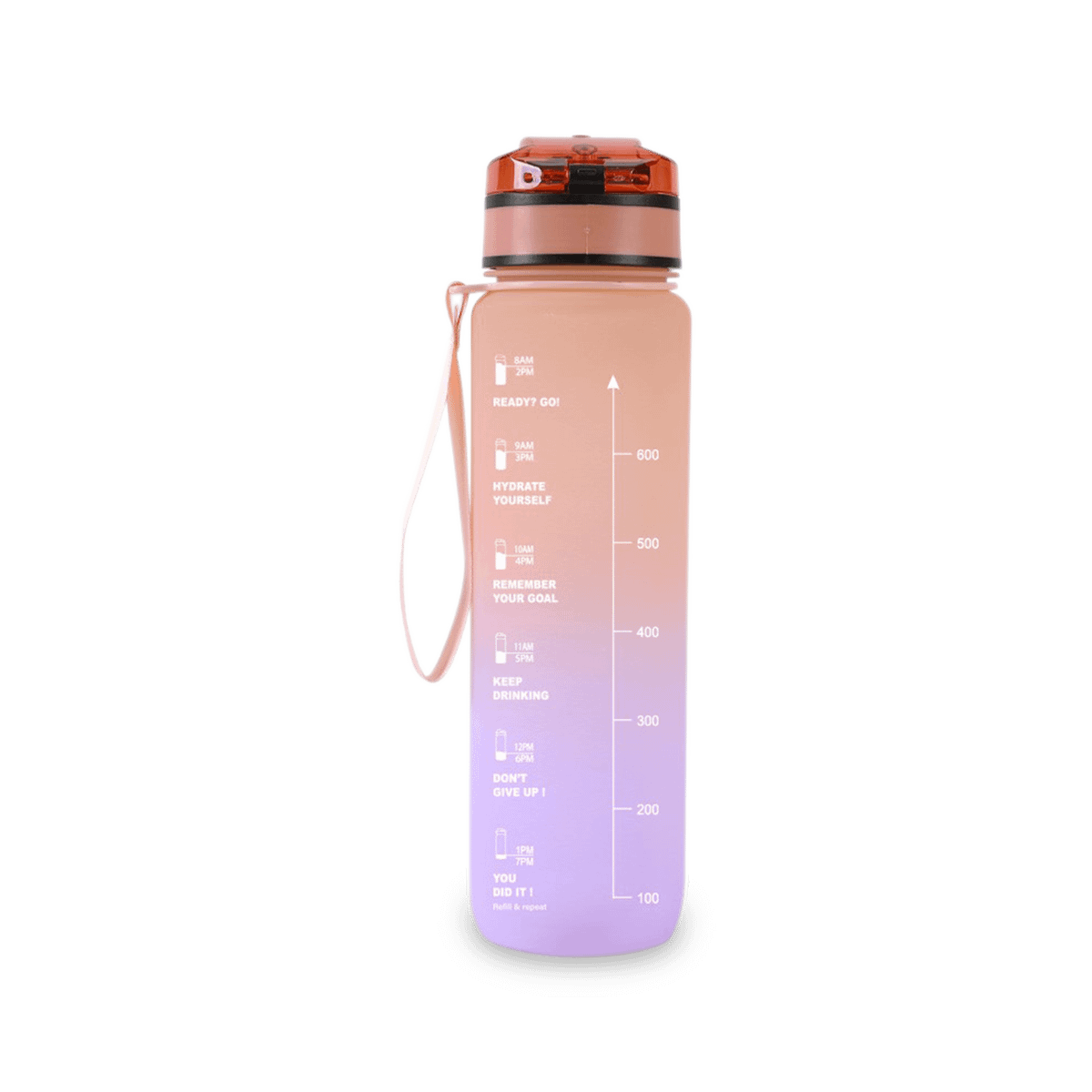 Drinkfles TRITAN 1l Oranje/Lila