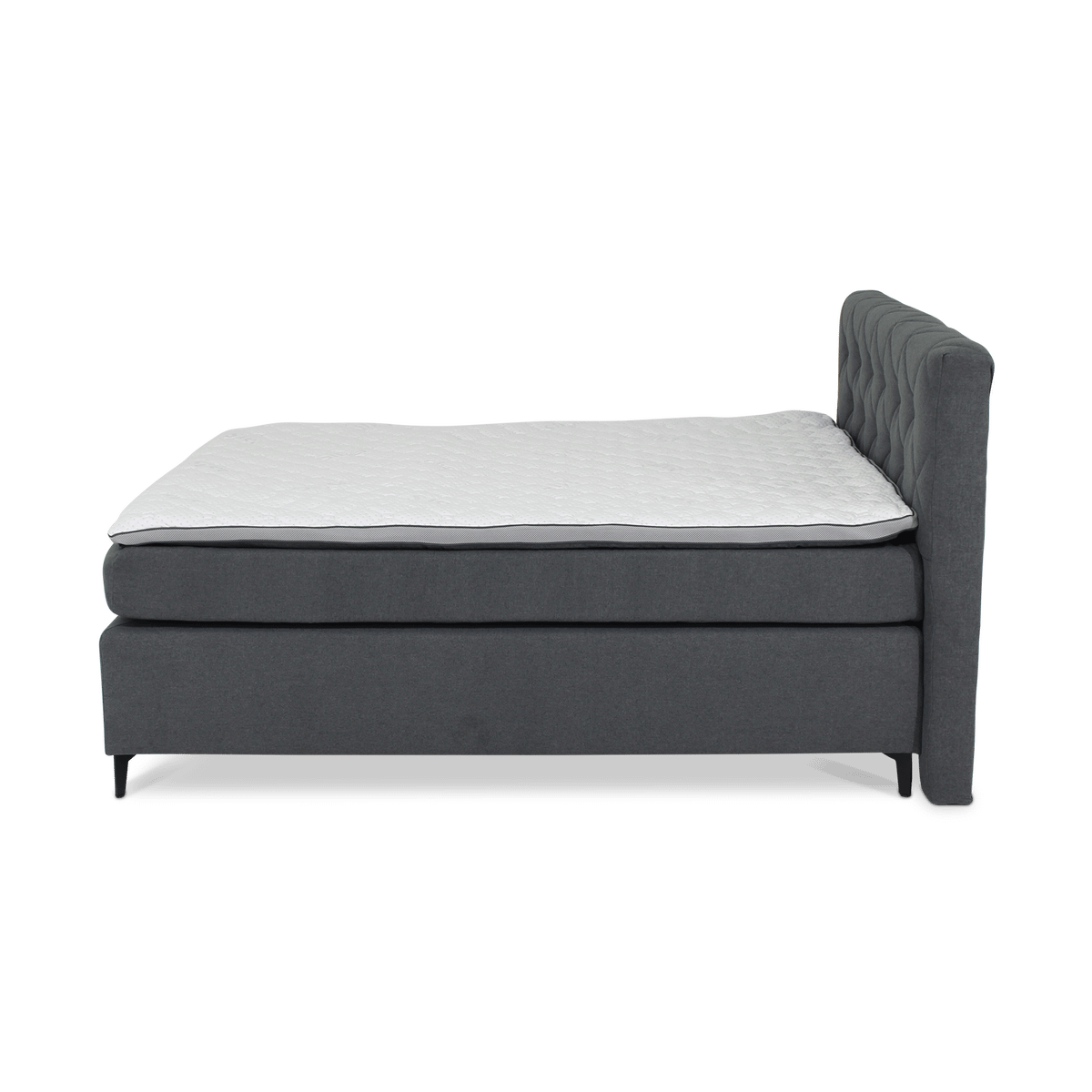 Boxspring DORTMUND 180x200 Antraciet