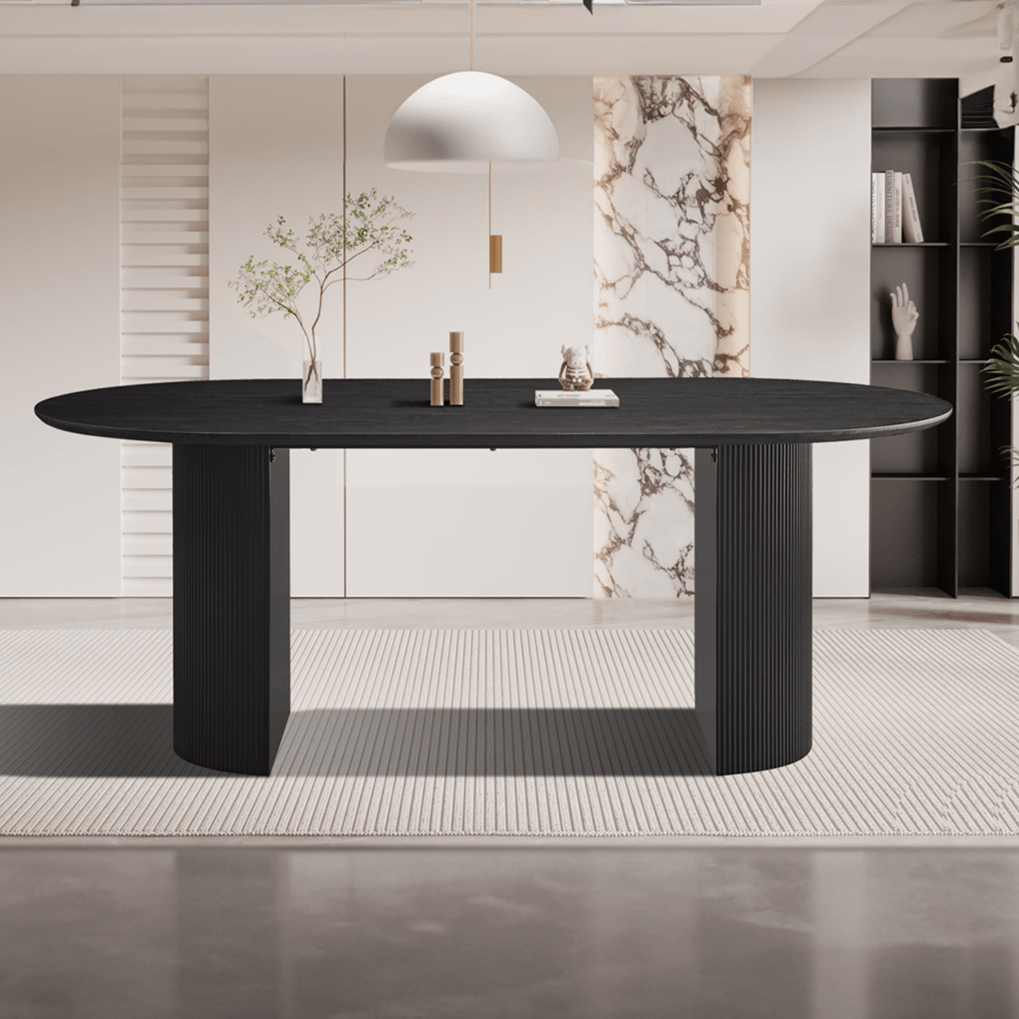 Eettafel PORTO Decor Donkerbruin 200x110 Eettafel PORTO Decor Donkerbruin 200x110