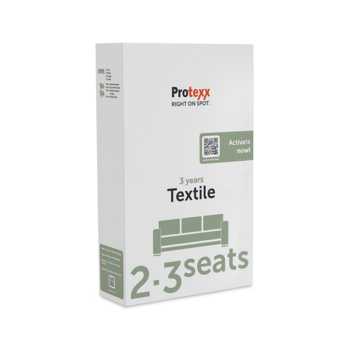 PROTEXX Textiel 3jaar 2/3-zit