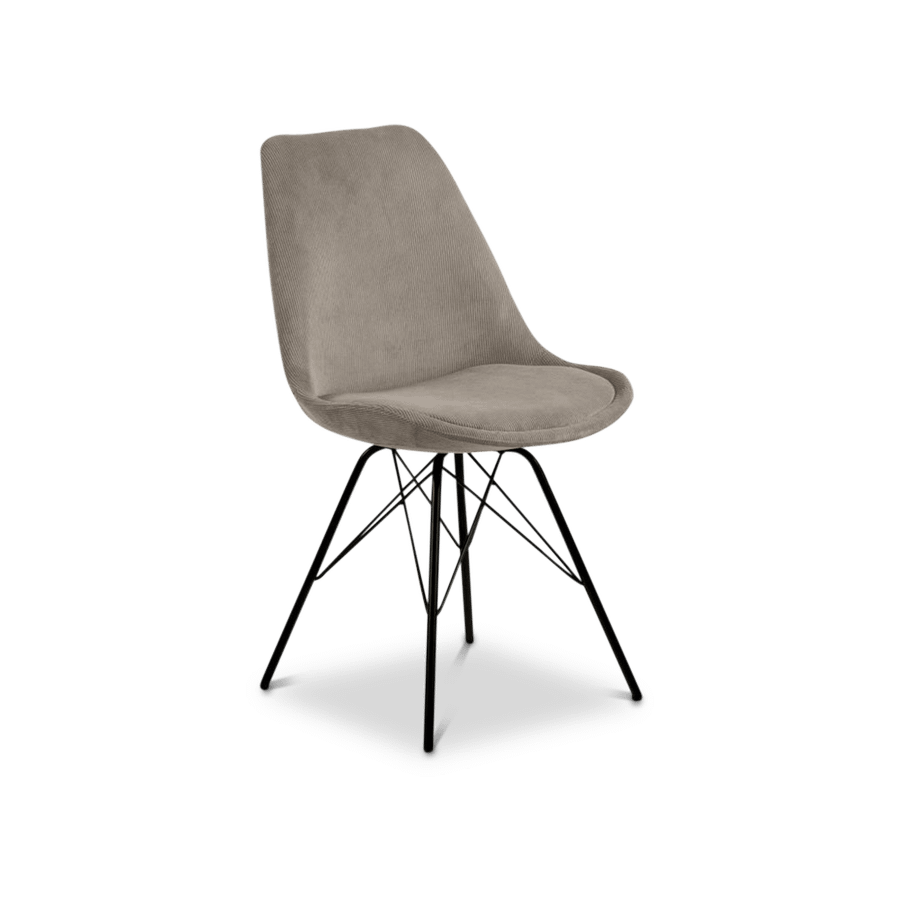 Kuipstoel KORDELIO Wind fabric beige 70 Kuipstoel KORDELIO Wind fabric beige 70