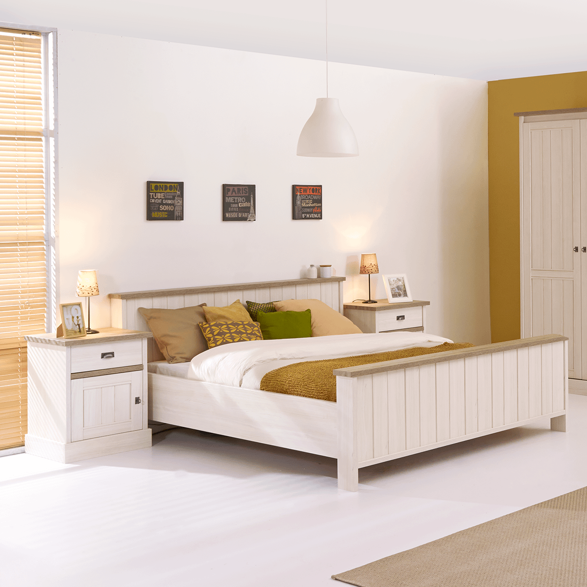 Nachttafel COTTON Lariks B54