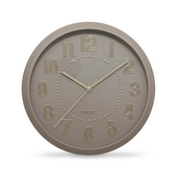 Klok ALIZE Ø30 Taupe Klok ALIZE Ø30 Taupe