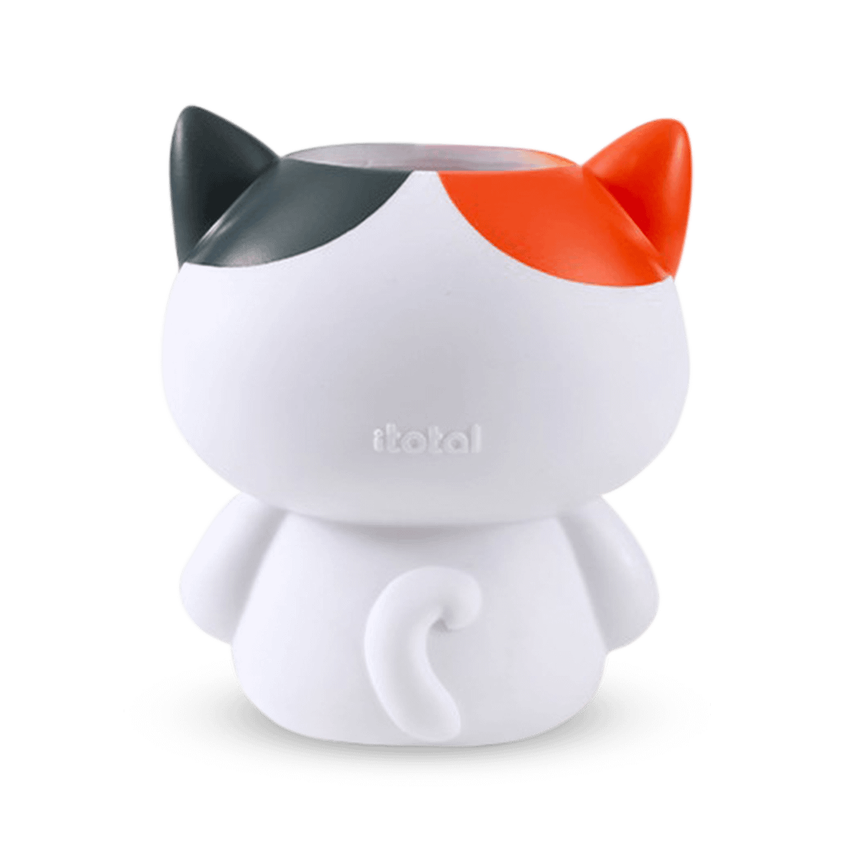 Pennenhouder ORANGE CAT Wit/Grijs/Oranje