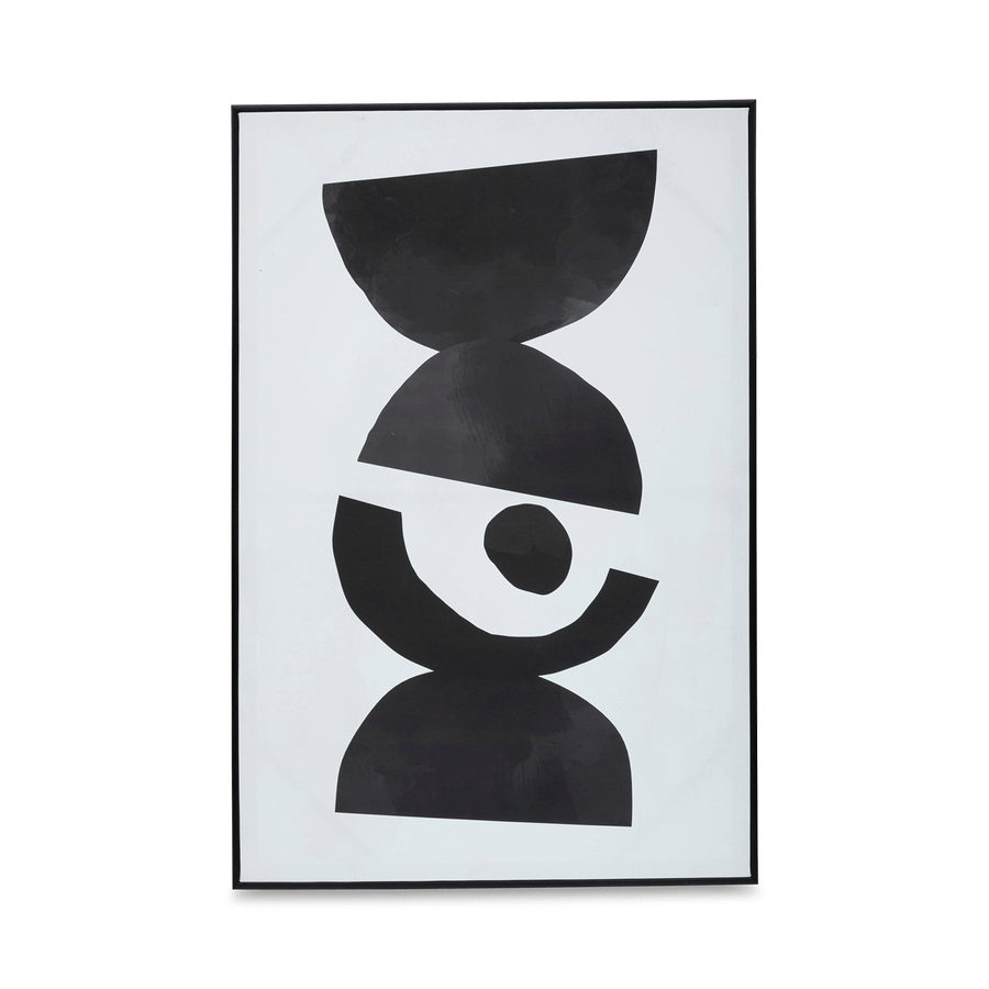 Kader ALVIAR Abstract Wit/Zwart Kader ALVIAR Abstract Wit/Zwart