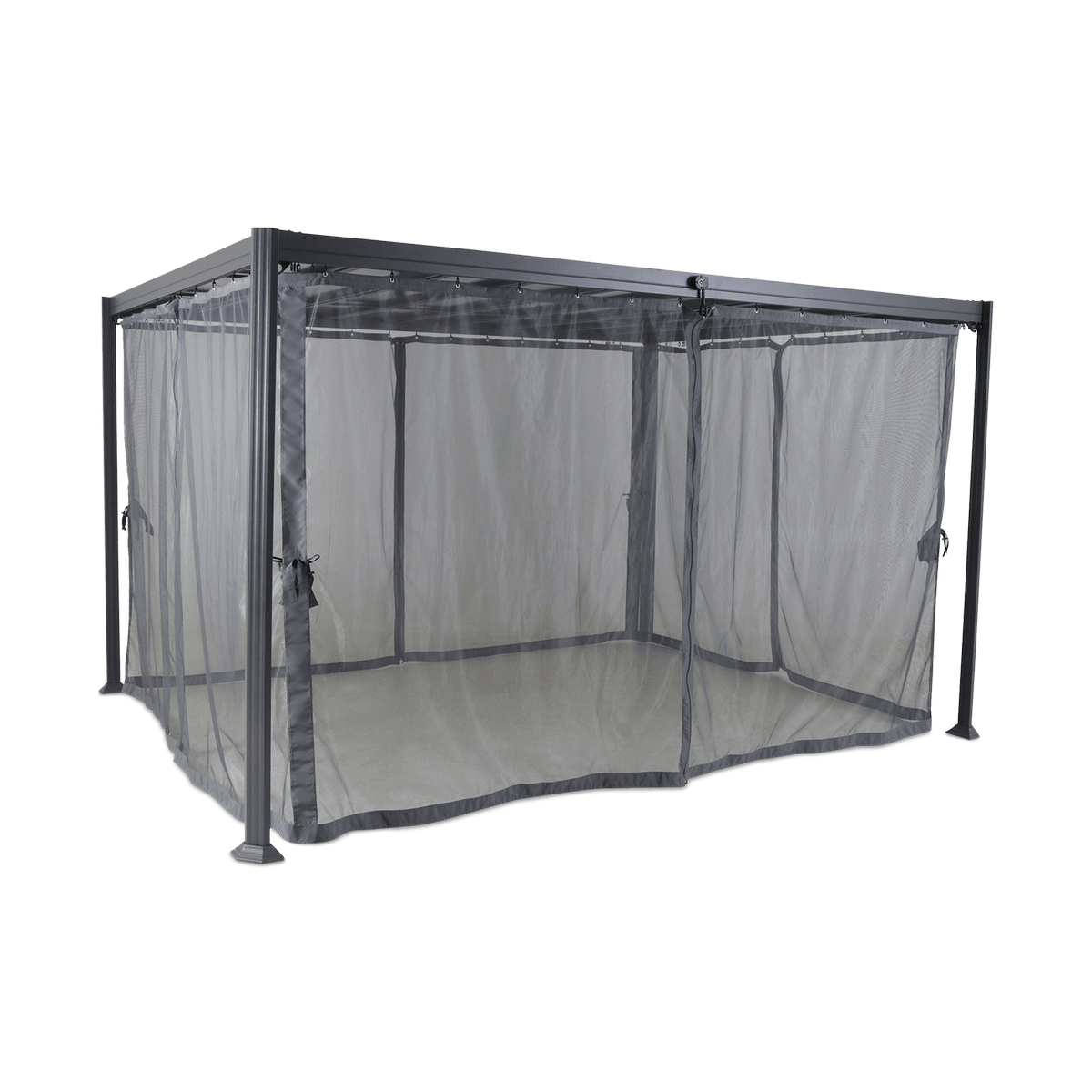 Insectennet voor Pergola S/4 PISTOIA Grafiet 