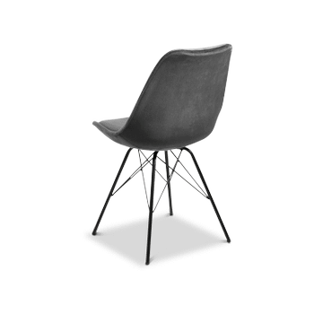 Kuipstoel KORDELIO VIC fabric dark grey 28 Kuipstoel KORDELIO VIC fabric dark grey 28