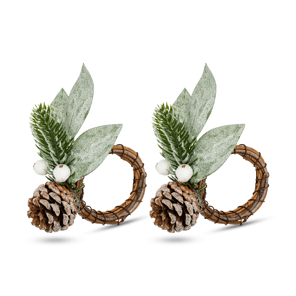 Servetring S/2 DENRY Besneeuwde Tak