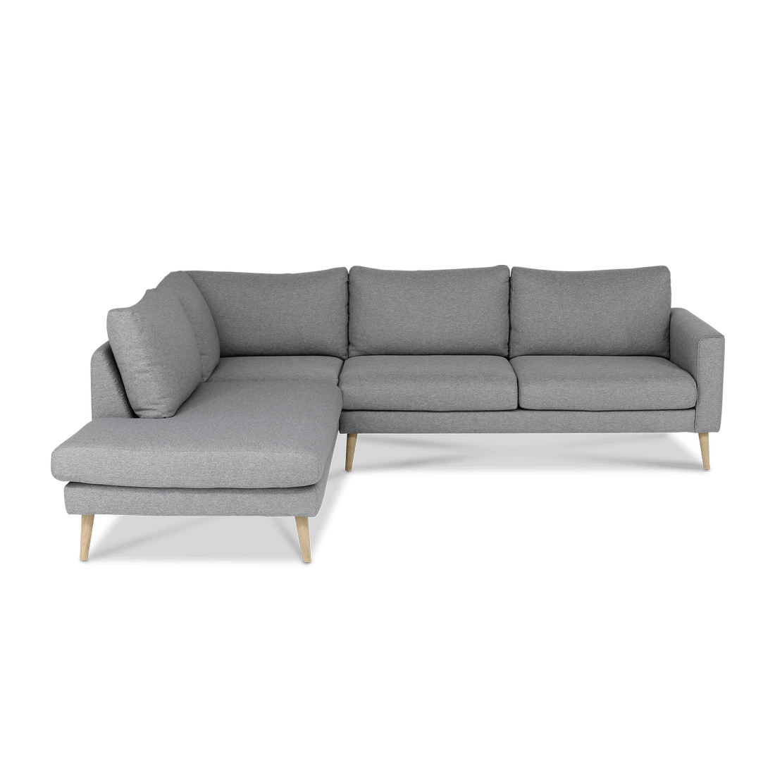 Hoeksalon FANCY Longchair Links Grijs B263 Hoeksalon FANCY Longchair Links Grijs B263