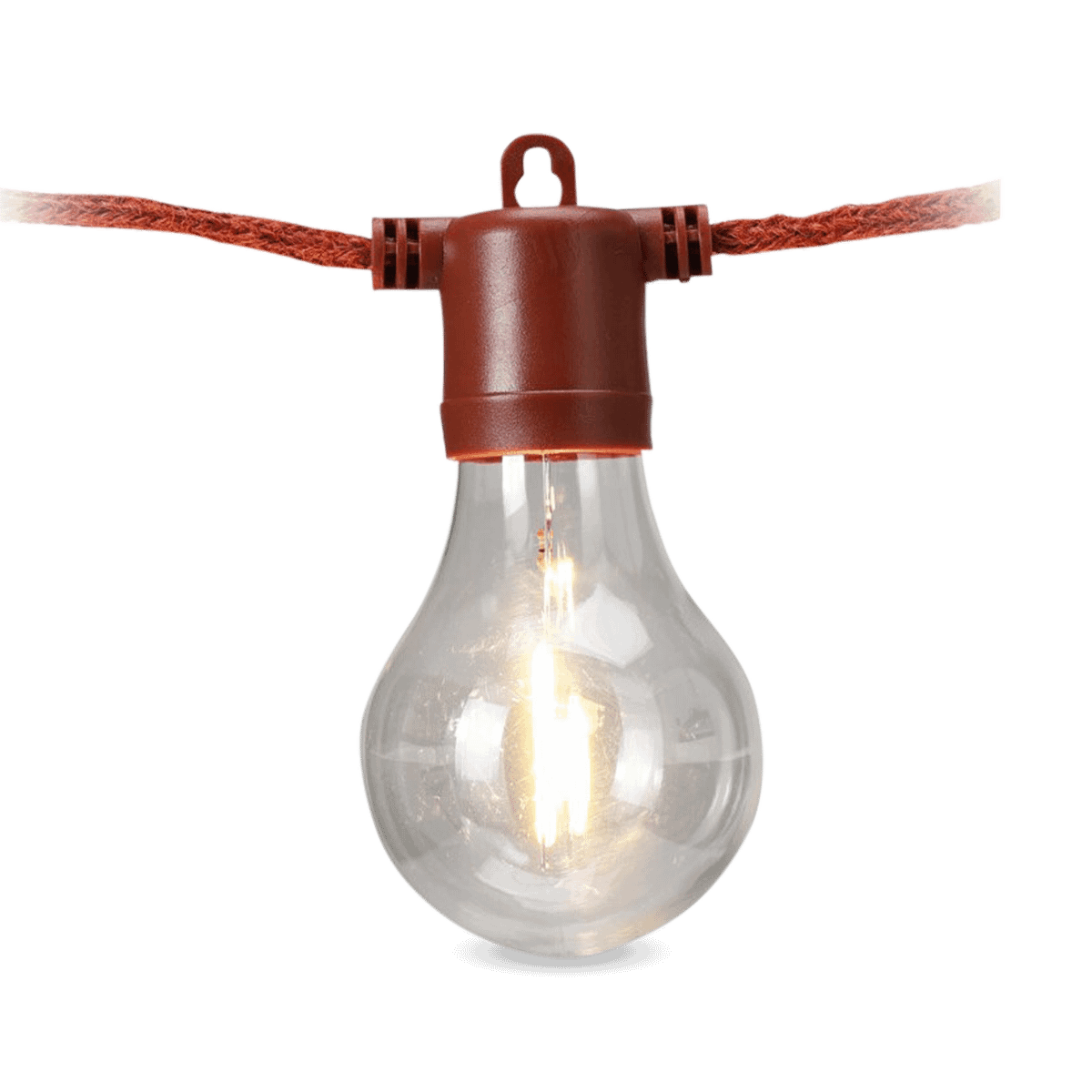 Lichtslinger BULBS 10Led Touw/Rood