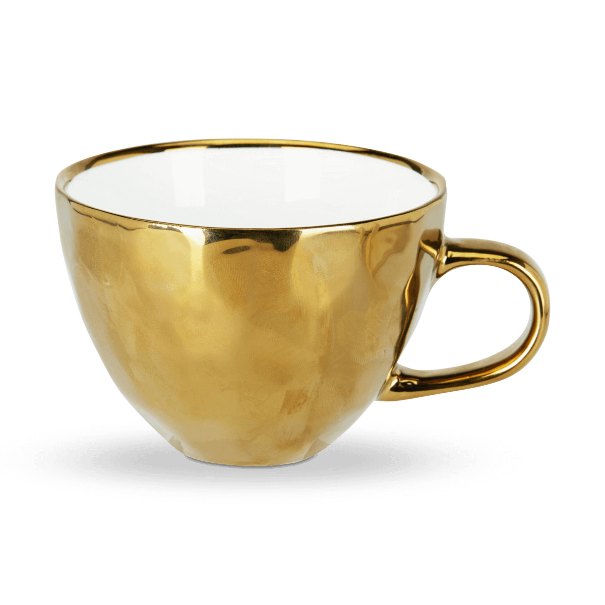 Mok LAURIN 350ml Porselein Goud/Wit