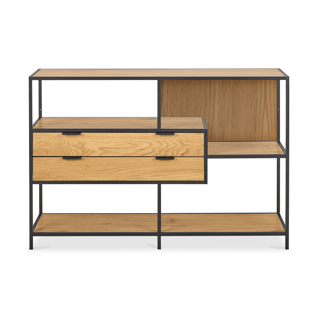 Console BOKSKAP Wild Oak Assymetrisch B114 Console BOKSKAP Wild Oak Assymetrisch B114