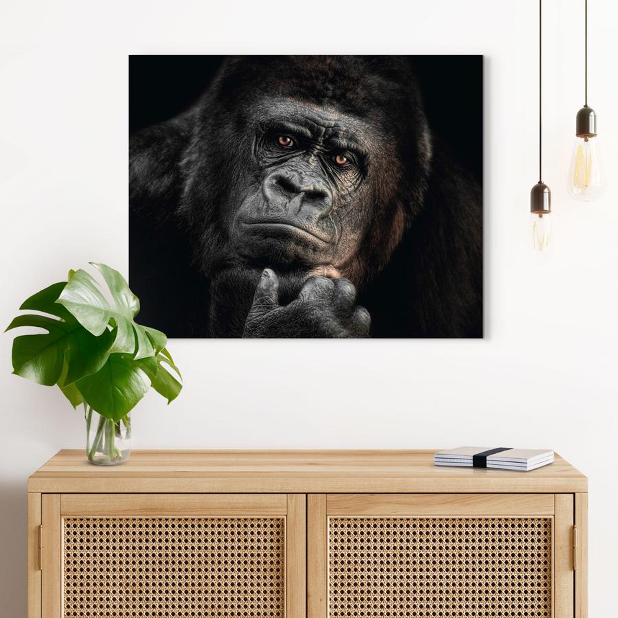 Canvas REI Gorilla Thinking 50x40 Canvas REI Gorilla Thinking 50x40