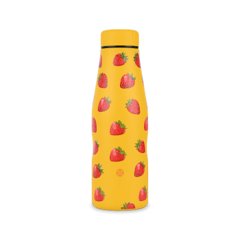 Isoleerfles DAMYAN 500ml Berry Geel/Rood Isoleerfles DAMYAN 500ml Berry Geel/Rood