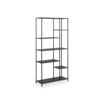 Boekenrek SPARROW Metaal Zwart Boekenrek SPARROW Metaal Zwart