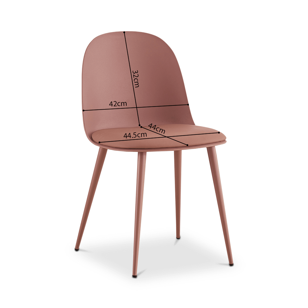 Stoel MALOU Terracotta