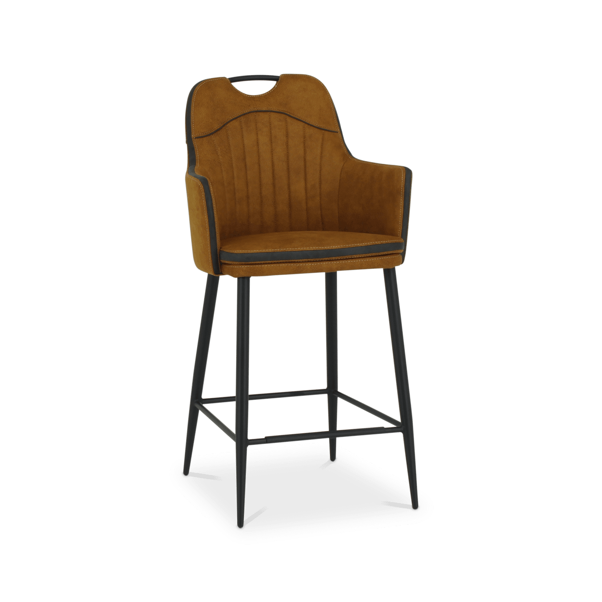 Barstoel CHUCK met Greep Luxor Cognac