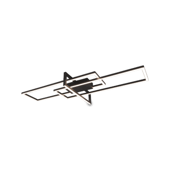 Plafonier SALINAS Met. Mat Zwart Plafonier SALINAS Met. Mat Zwart