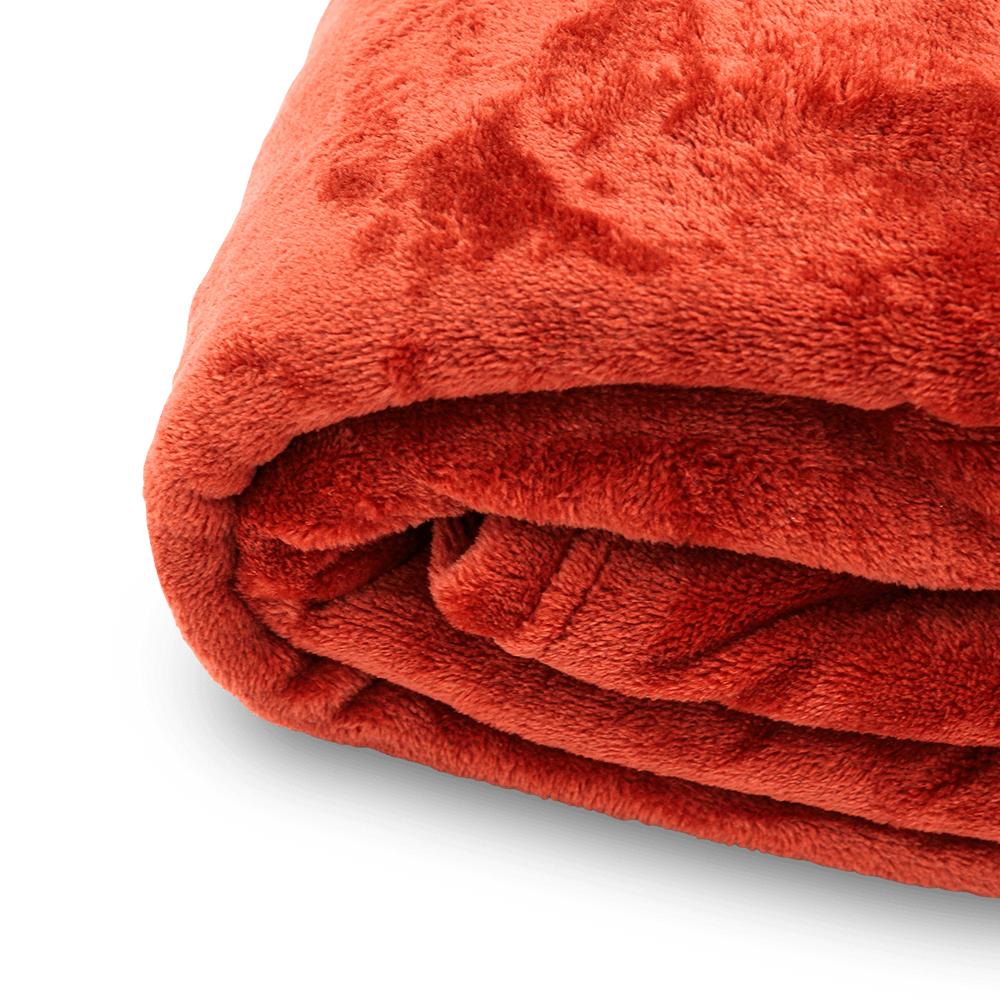 Plaid MICROF. G.Luxe 220 Terracotta