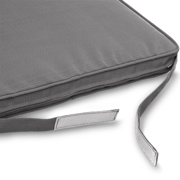 Stoelkussen Velcro GRIGIO Grijs Stoelkussen Velcro GRIGIO Grijs