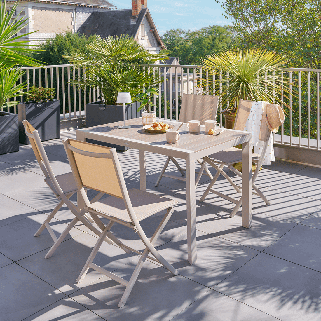 Klapstoel DURELLA Beige Klapstoel DURELLA Beige