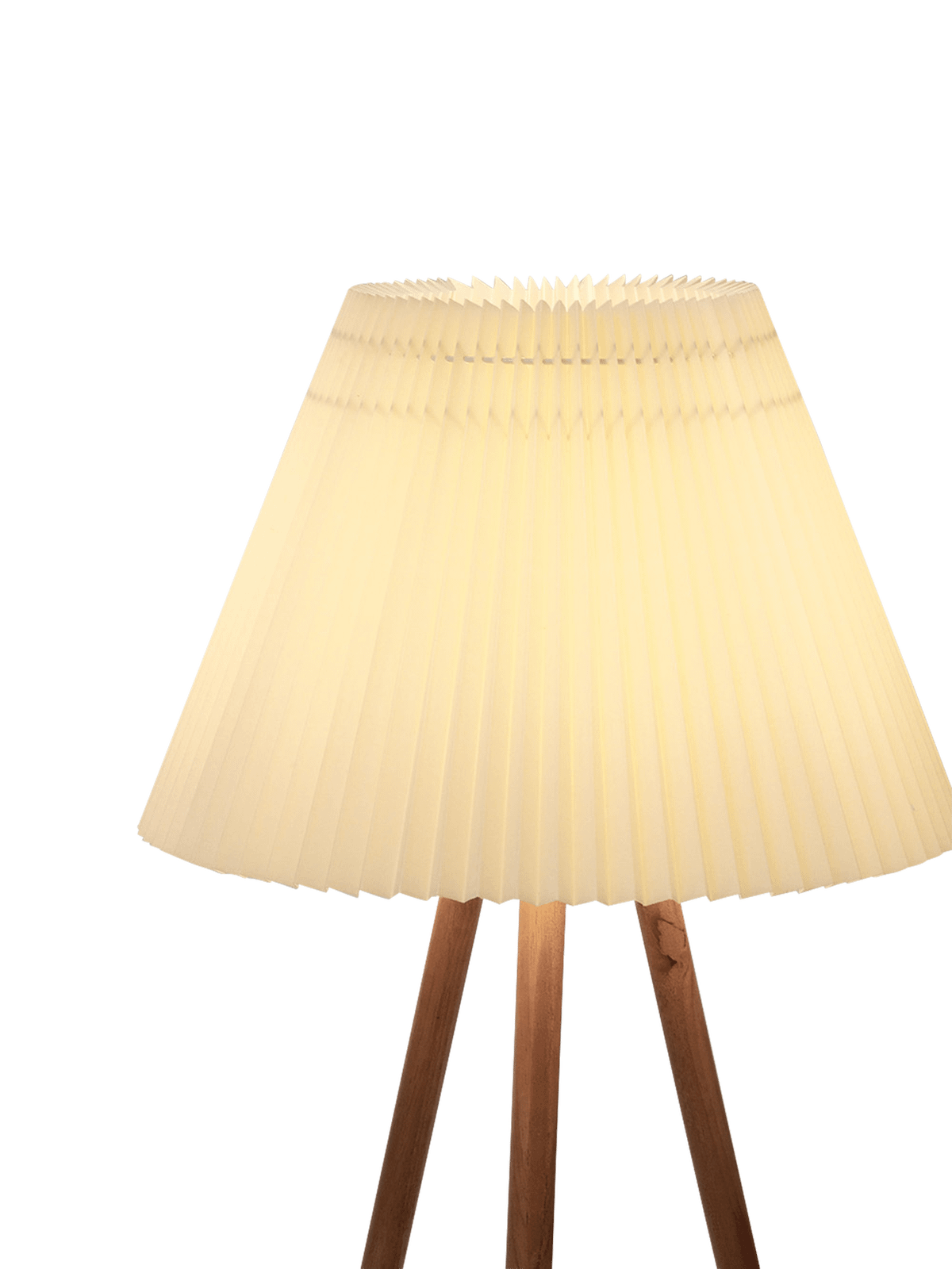 Benicarlo vloerlamp in massief rubberhout