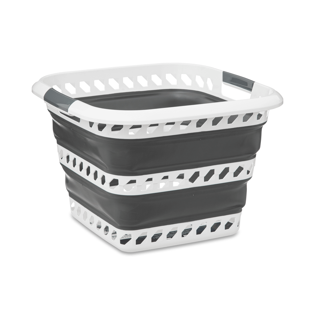 Wasmand LAUNDRIK S Plooibaar Wit/Grijs Wasmand LAUNDRIK S Plooibaar Wit/Grijs