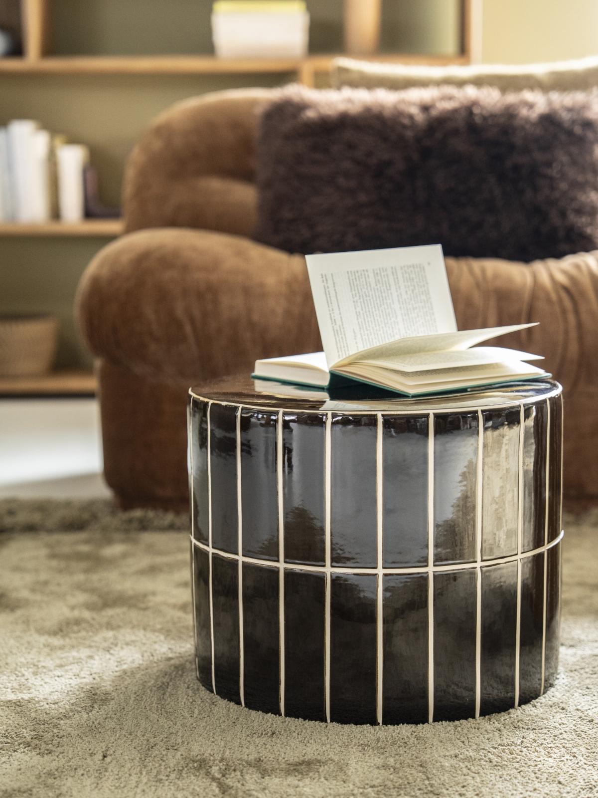 Bijzettafel Tiletastic Bruin