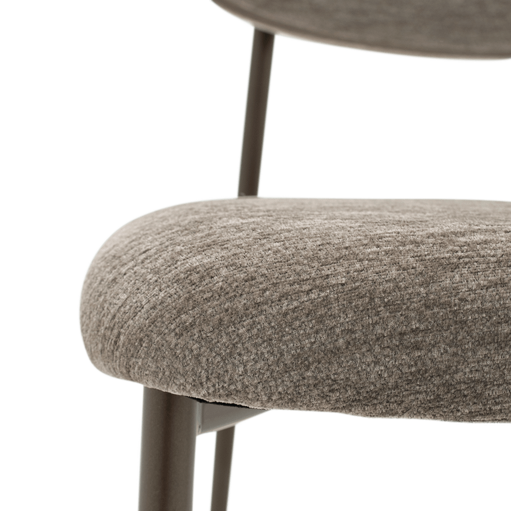 Stoel PAMPERO Taupe/Anodic Brown
