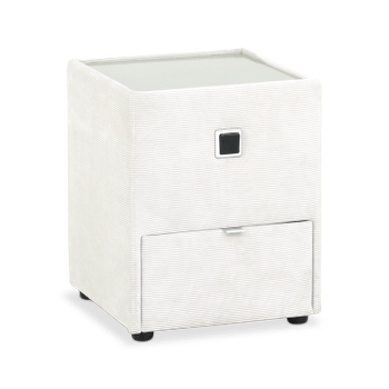 Nachttafel ASTEN Ribfluweel 427/07 Beige Nachttafel ASTEN Ribfluweel 427/07 Beige