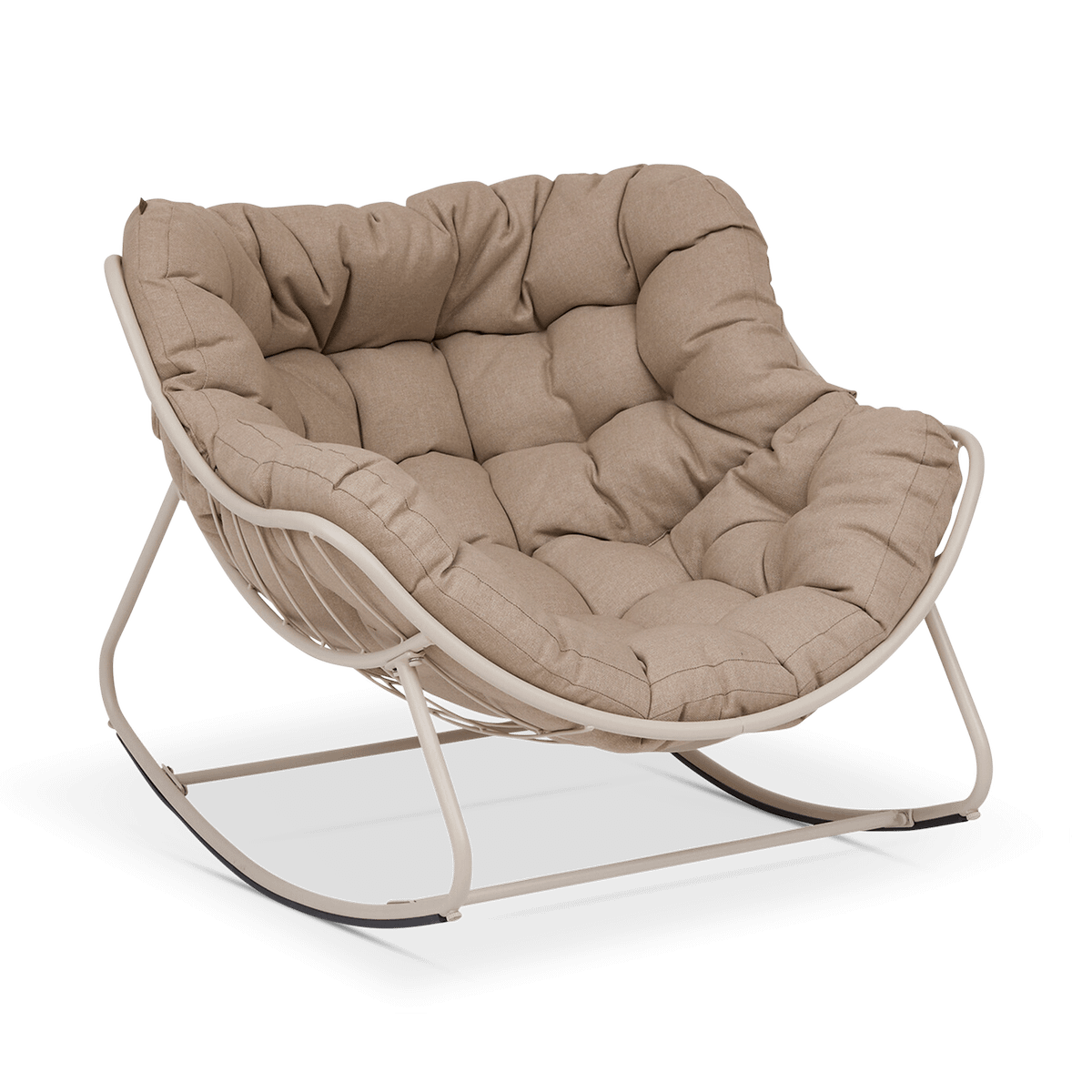 Schommelstoel RAVELLO Beige/Zand