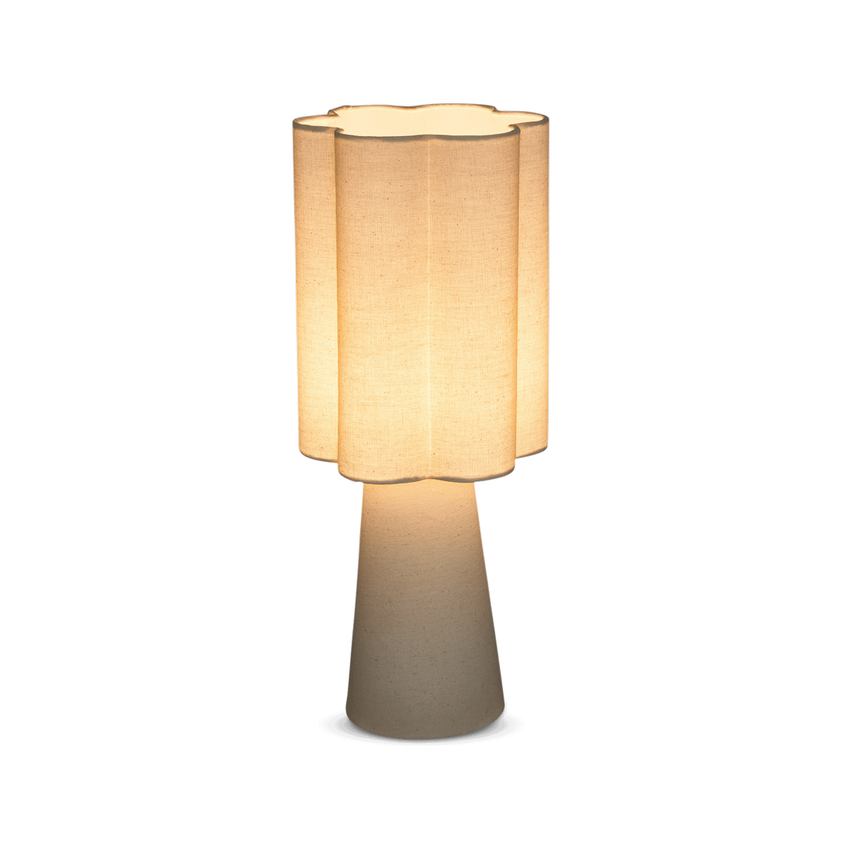 Tafellamp BIANCIA Stof Beige