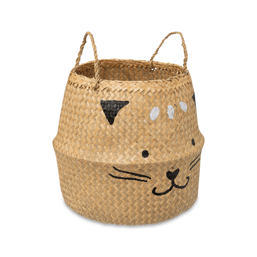 Opbergmand KATZY Kat Rond Naturel Opbergmand KATZY Kat Rond Naturel