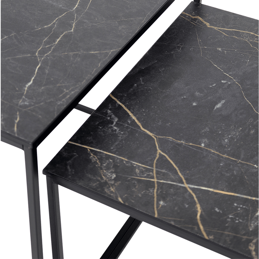 Bijzettafel Set van 2 MIC Marble Bromo Bijzettafel Set van 2 MIC Marble Bromo