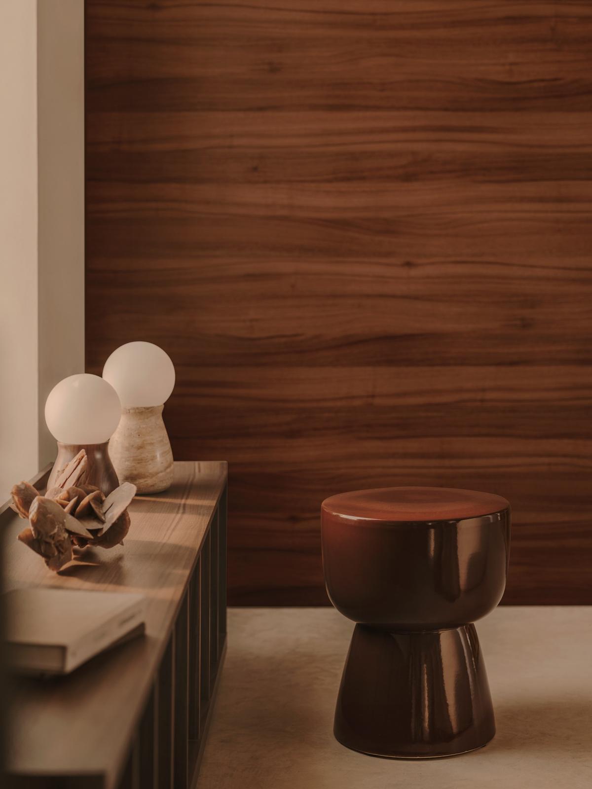 Bijzettafel Mesquida keramiek ⌀35 cm